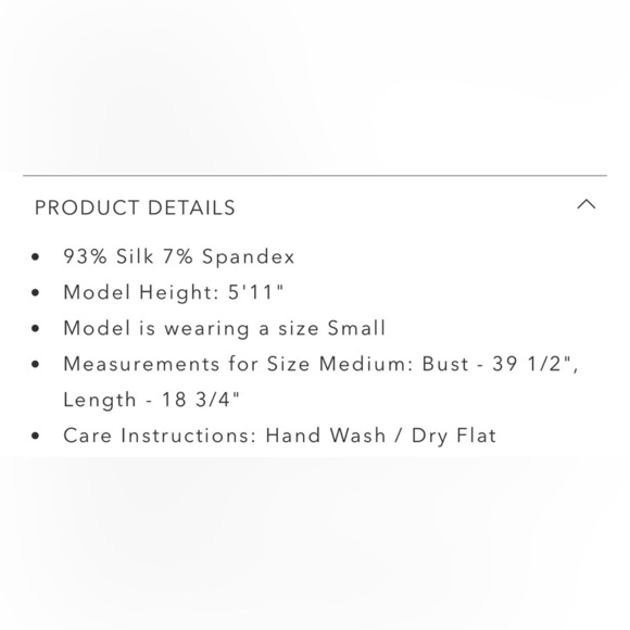 Johnny Was Elegant Silk Blend Edie Cami Top Cobalt NWT XL Camisole - Picture 5 of 11